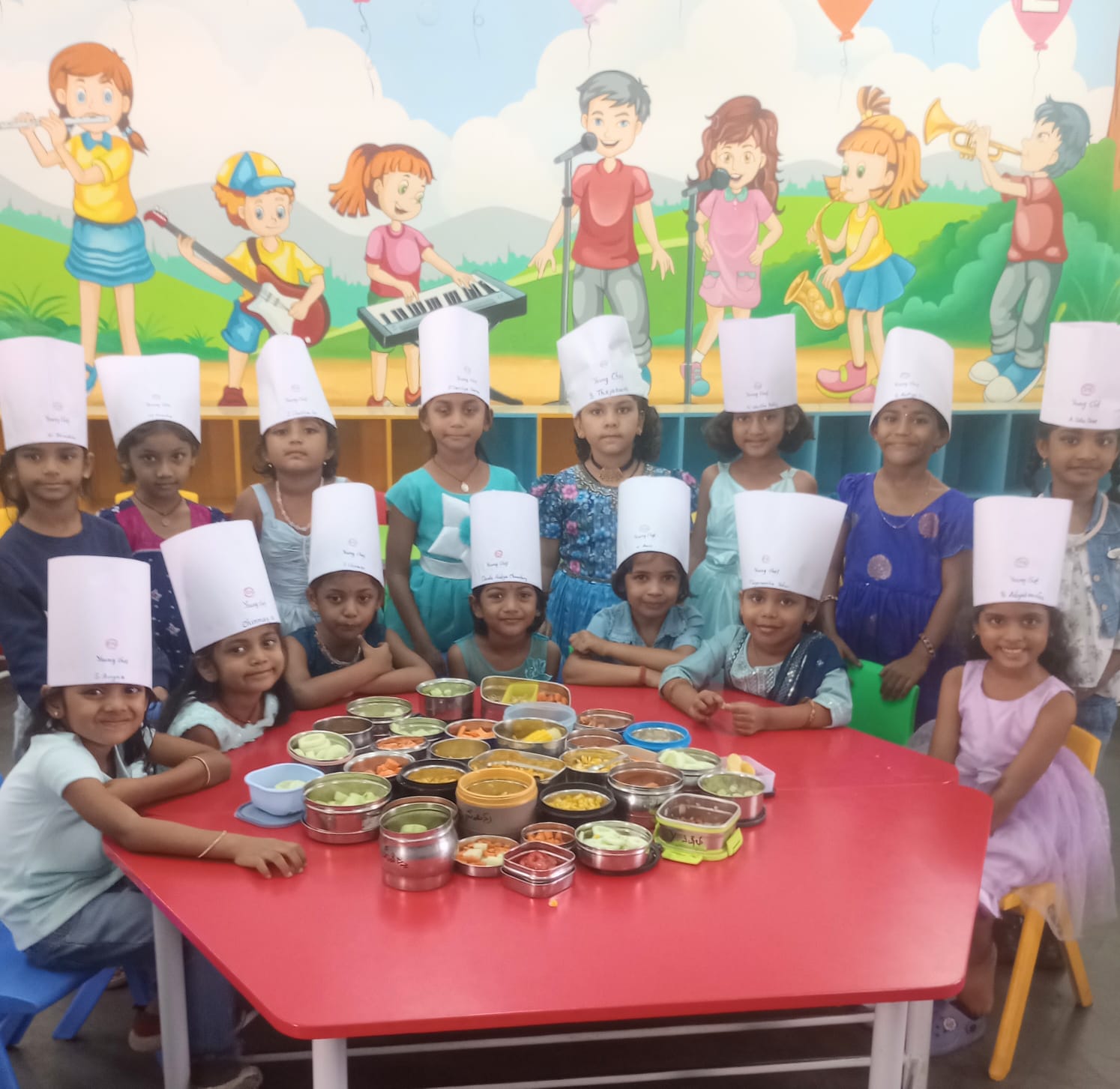 Young Chef Healthy Salad Activity
